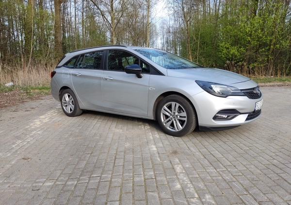 Opel Astra cena 58999 przebieg: 57000, rok produkcji 2021 z Sompolno małe 497